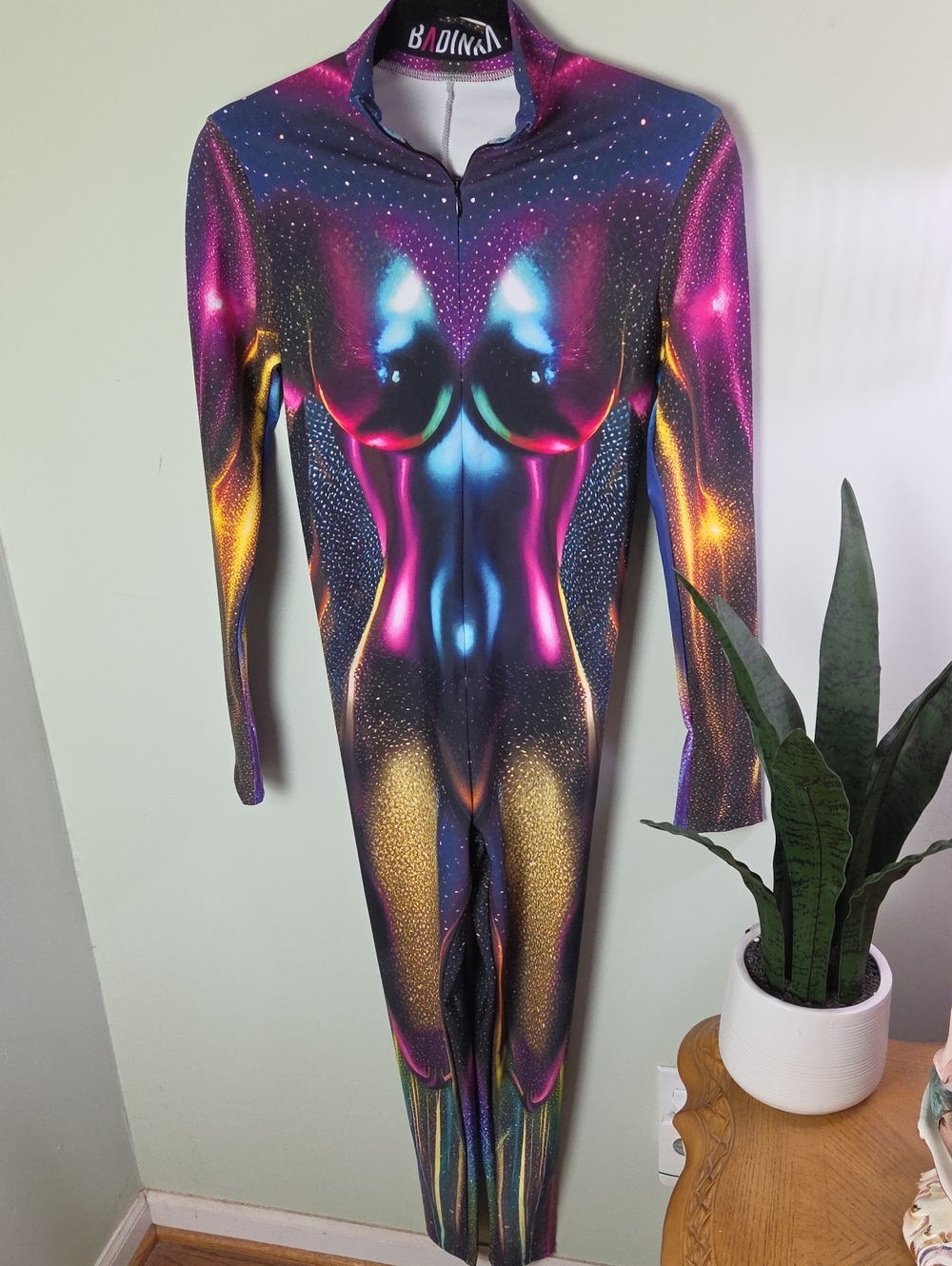 Badinka Long Sleeve Catsuit cosmic Stargate - Picture 2 of 6